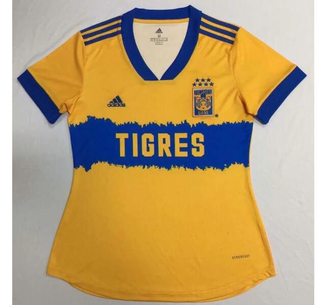 Women Tigres Home Soccer jersey Shirt 2020/21